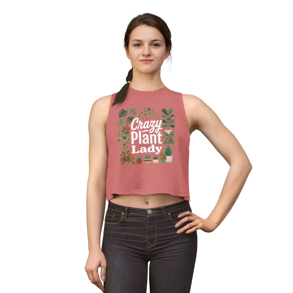 Crazy Plant Lady Crop Top Tank