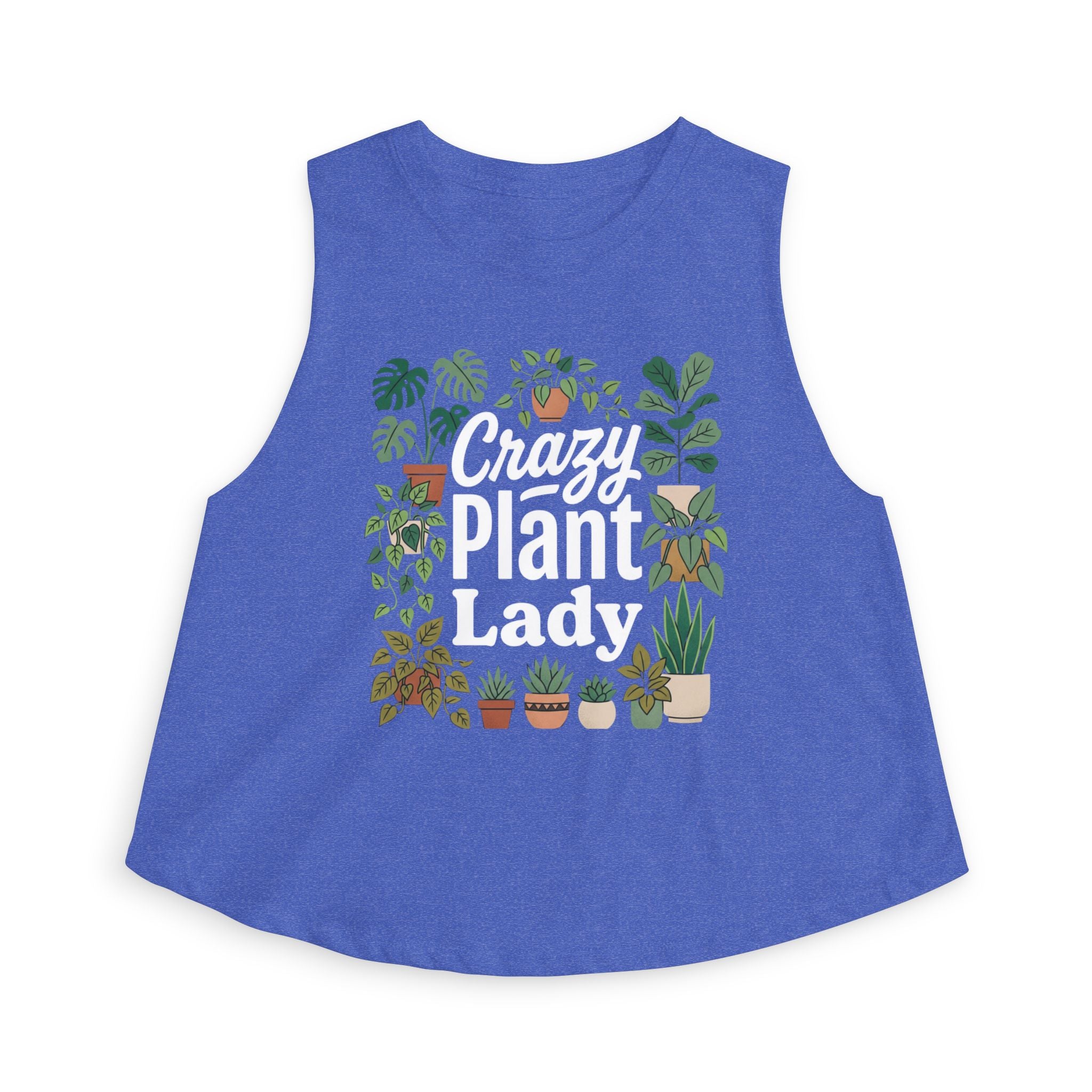 Crazy Plant Lady Crop Top Tank