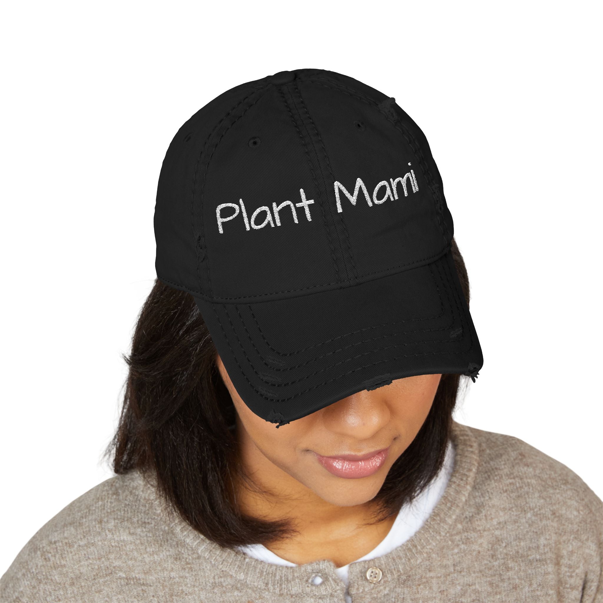 Plant Mami Distressed Cap