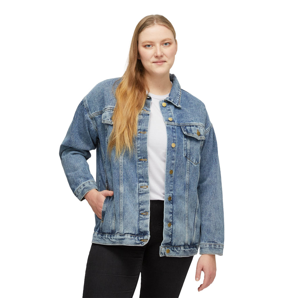 Denim Jacket — "Crazy Plant Lady"