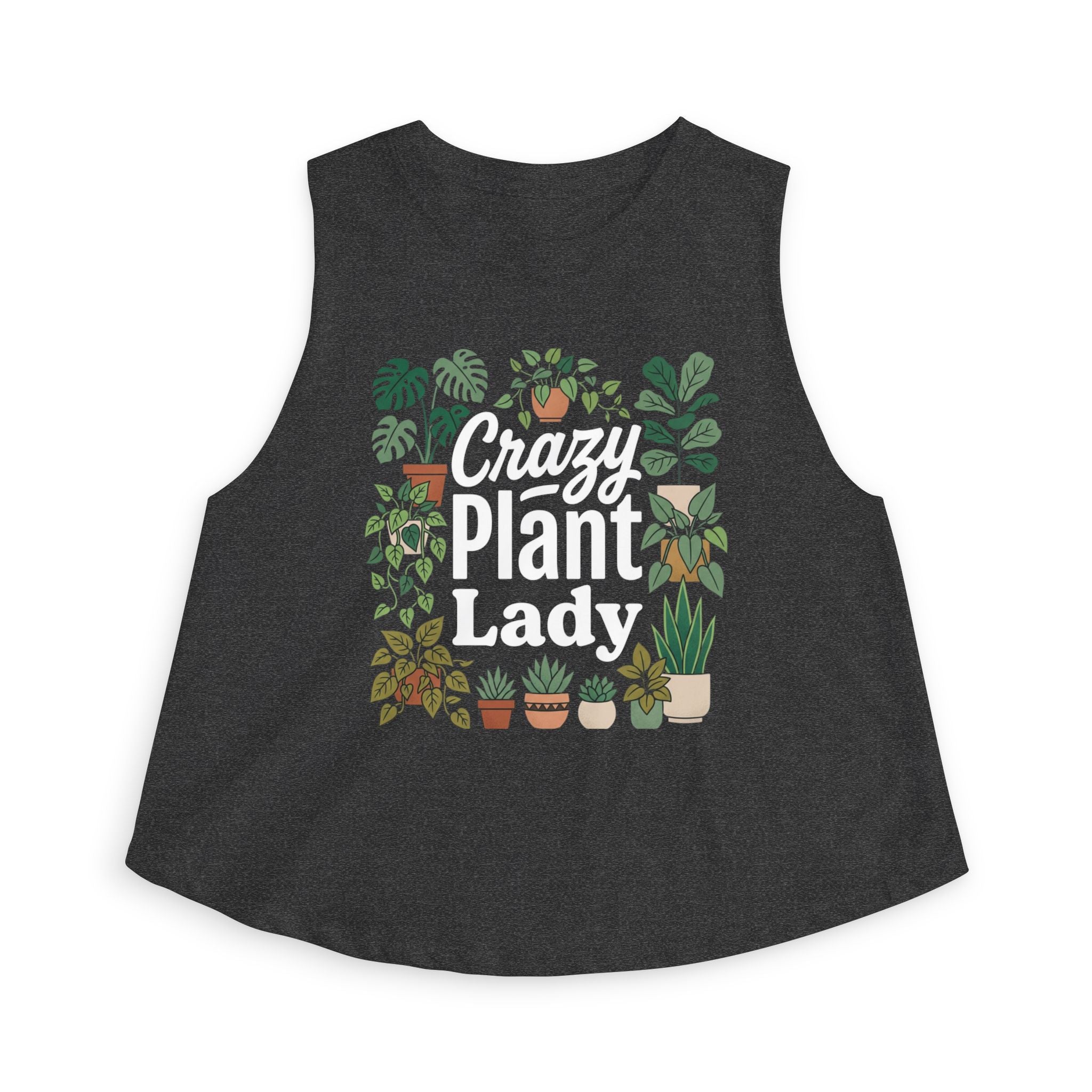 Crazy Plant Lady Crop Top Tank