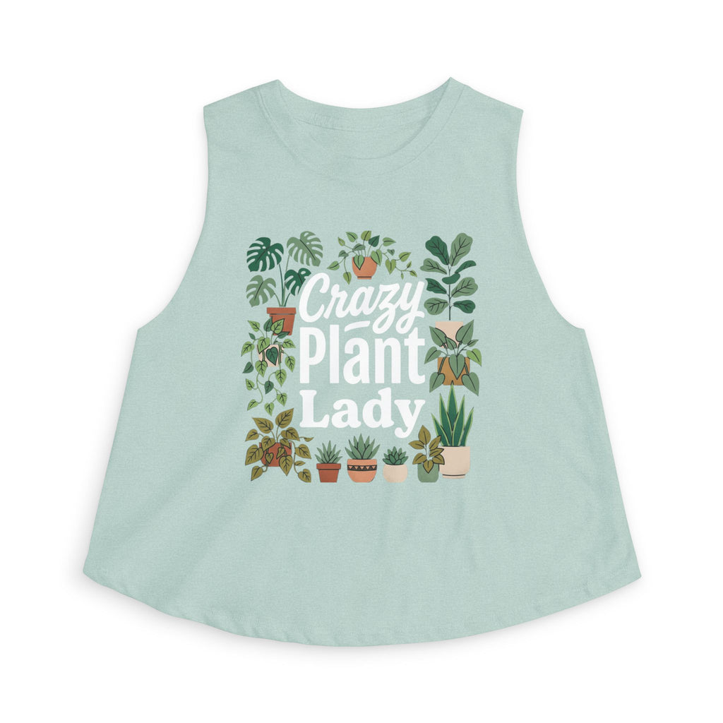 Crazy Plant Lady Crop Top Tank