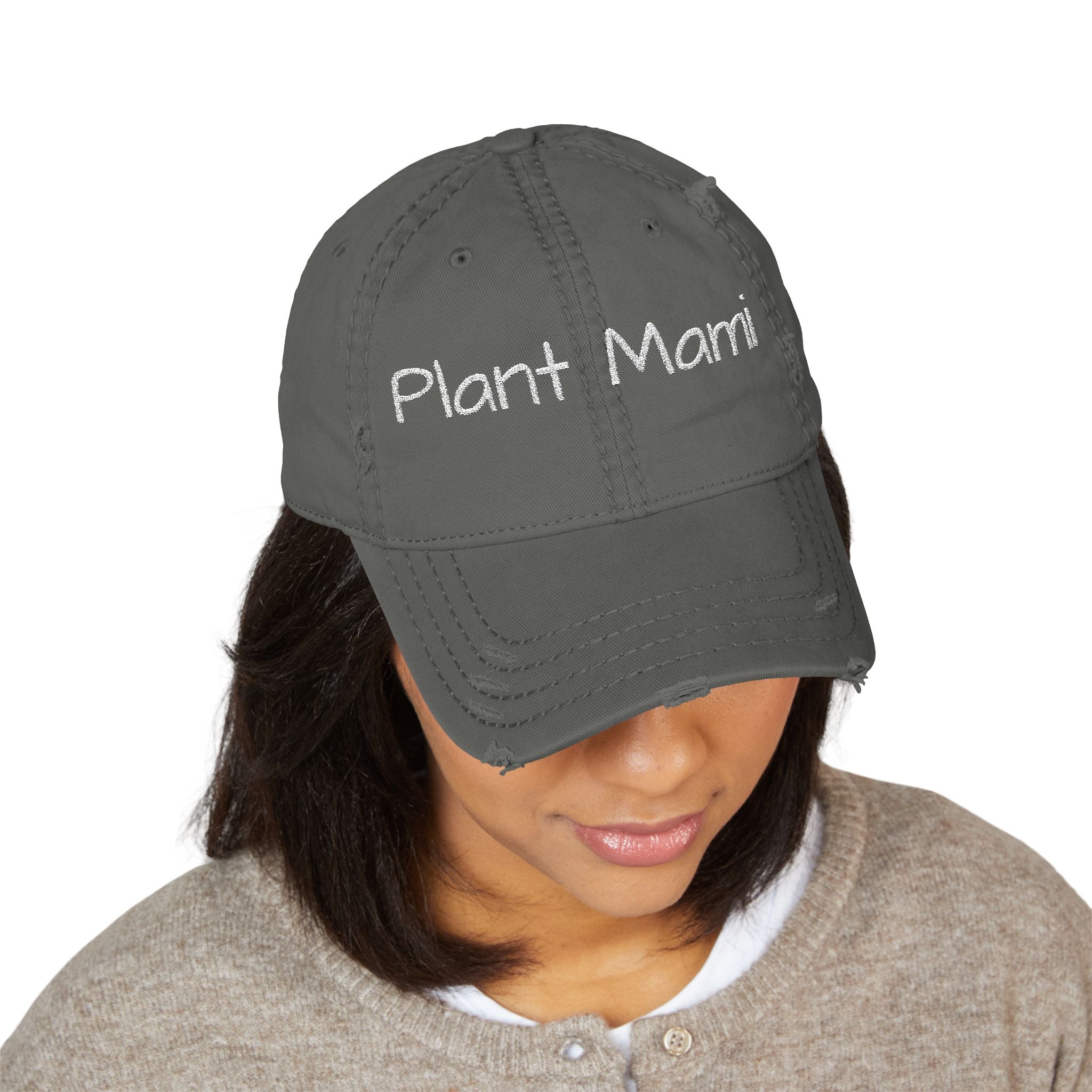 Plant Mami Distressed Cap